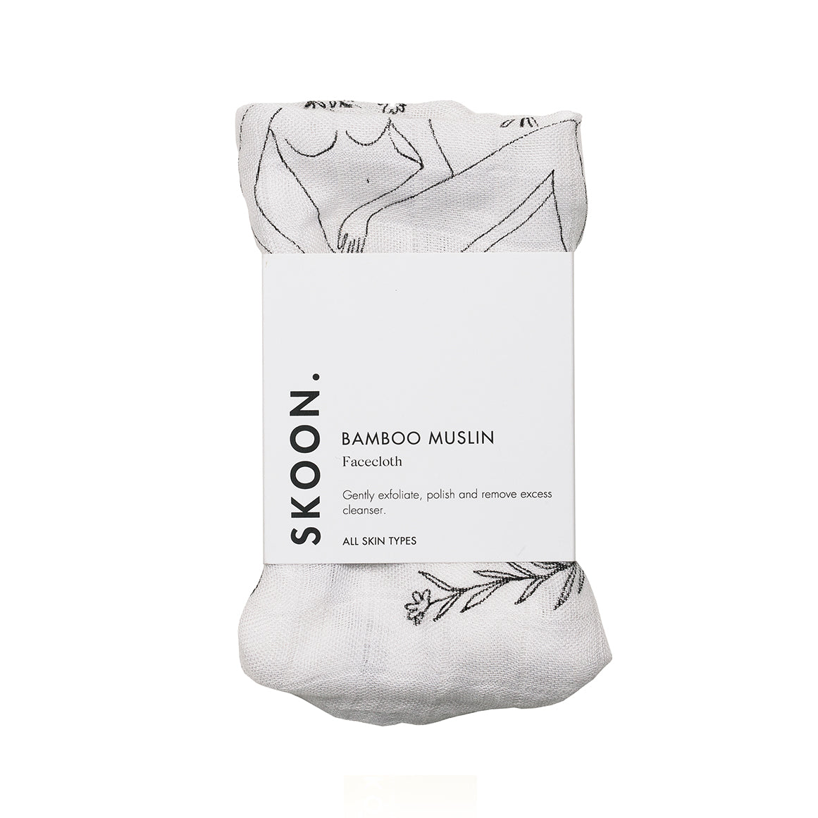 SKOON. BAMBOO MUSLIN Facecloth