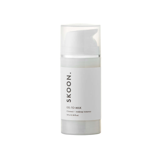 SKOON. GEL-TO-MILK Cleanser + make-up remover